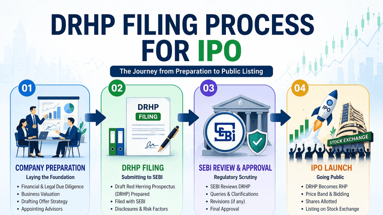 What is DRHP? IPO Filing Process Explained with SEBI Rules (2026 Guide)