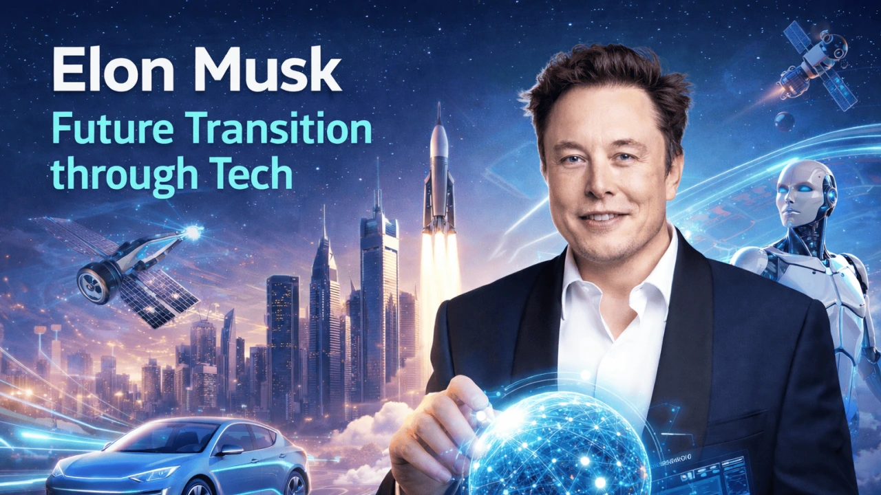 Elon Musk Future Transitions through Tech
